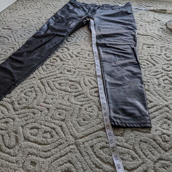 Aritzia WILFRED low rise leather pants size 10 @O - Picture 9 of 12